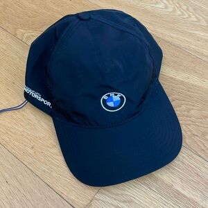 Kith x BMW Bay Low Pinch Crown Nylon cap - Black, One Size.